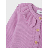 Name It Pastel Lavender Lianne Knit Cardigan 2