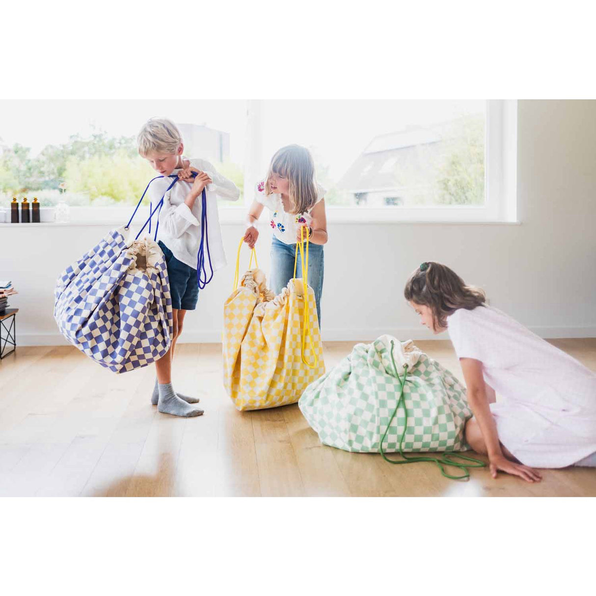 Play&Go Vichy Green 2-in-1 Playmat