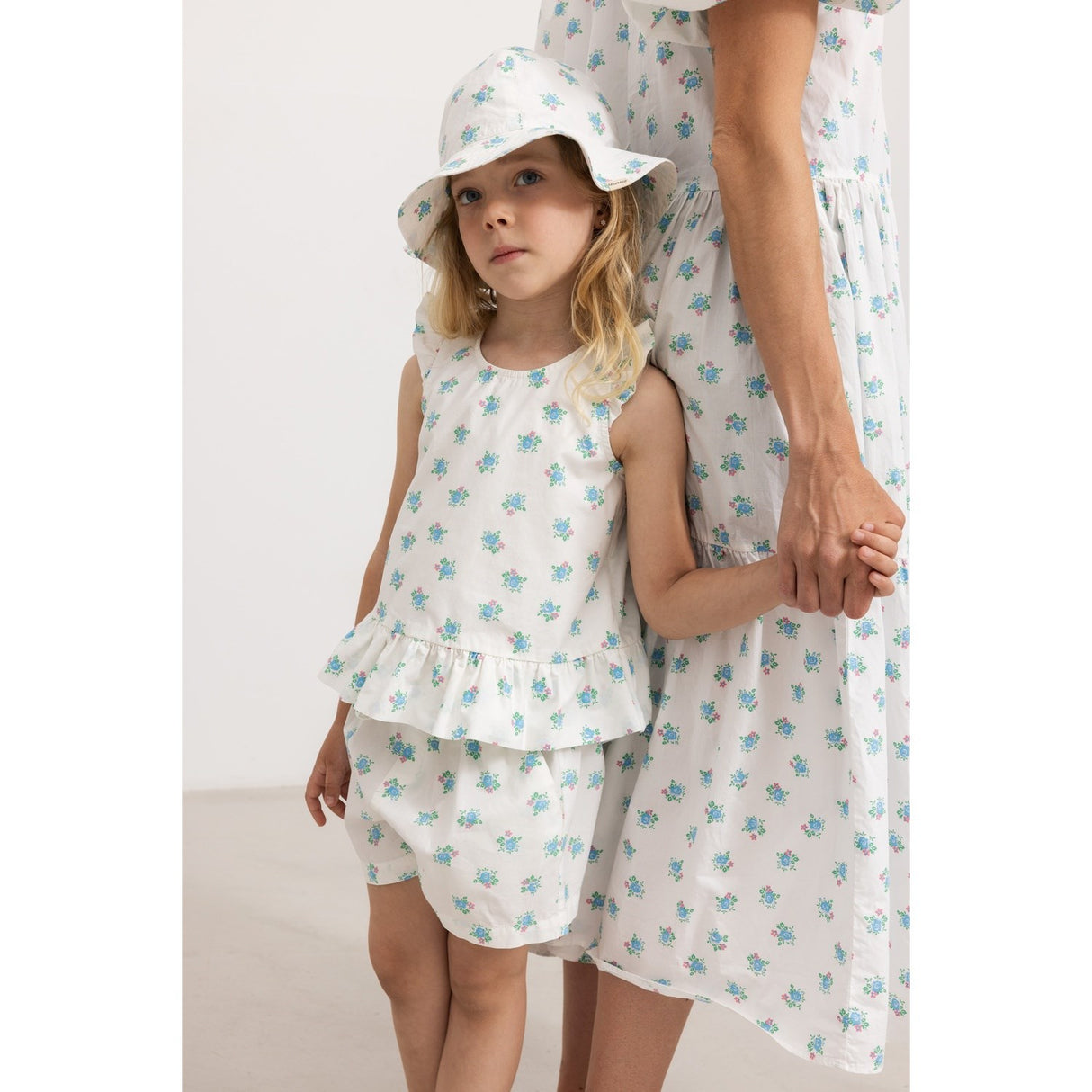 MarMar Poplin Summer Bouquet Tawny Top