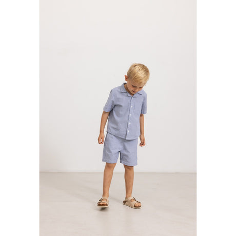 MarMar Fine Cotton Navy Stripe Tage Shirt