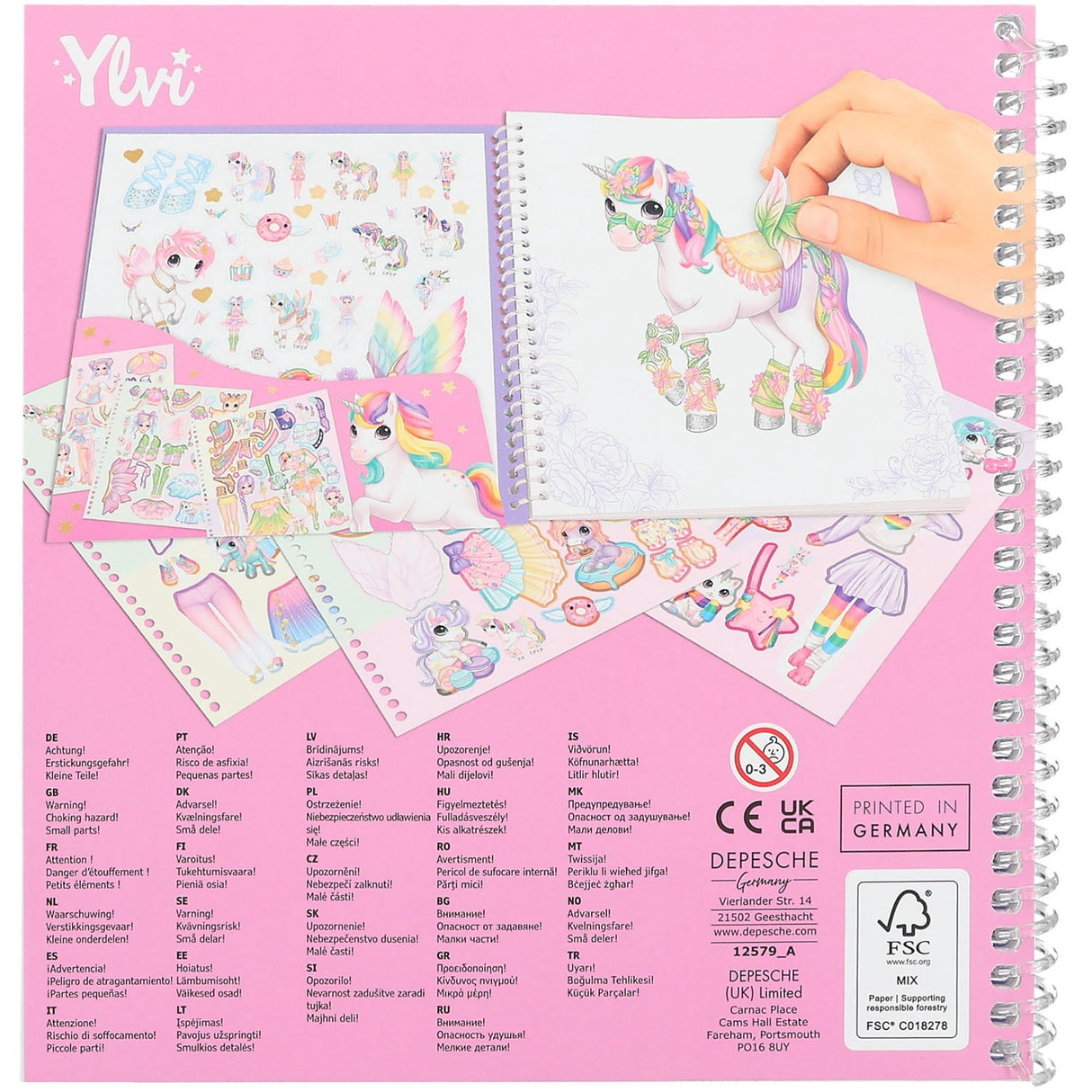 Ylvi Dress Me Up Sticker Book 7