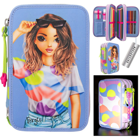 TOPModel Triple Pencil Case Flash