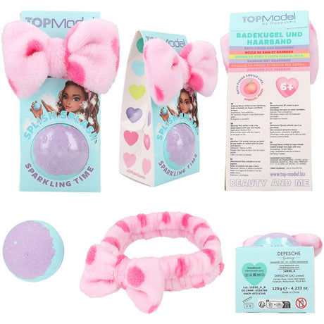 TOPModel Bath Bomb and Hairband Beauty And Me