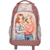 TOPModel School Backpack w/Trolley Velo Fleur 4