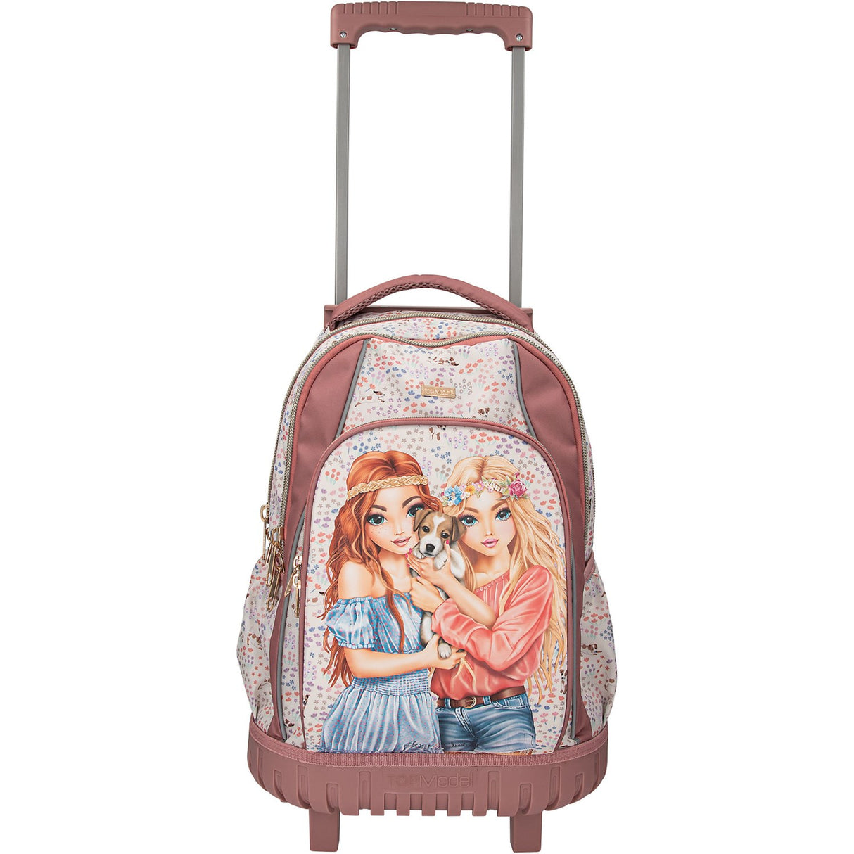 TOPModel School Backpack w/Trolley Velo Fleur 3