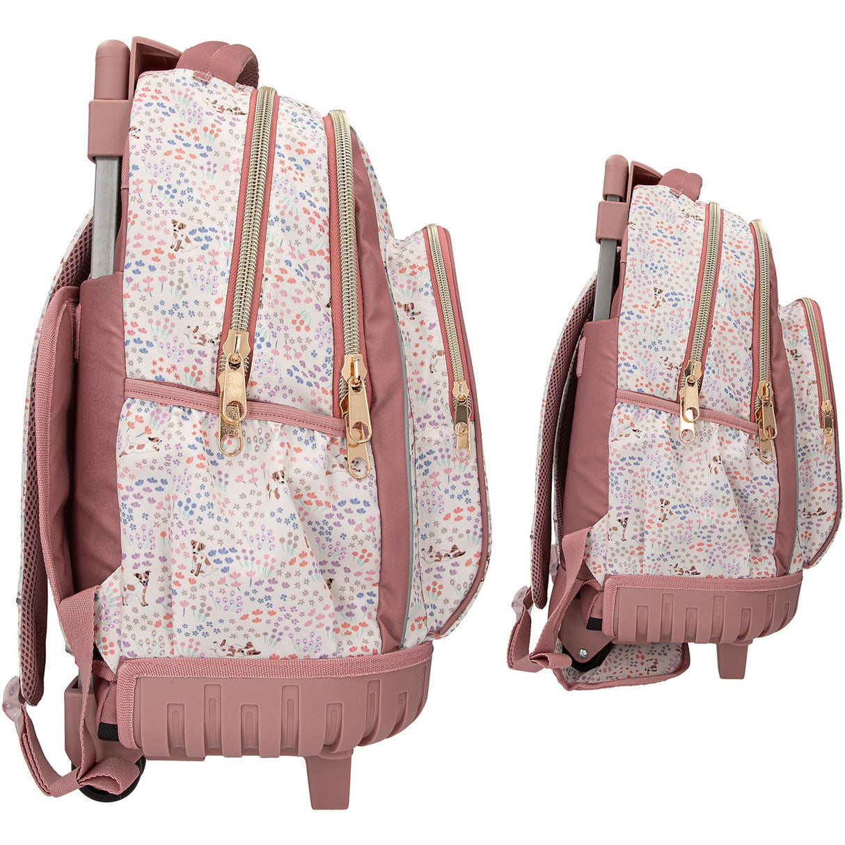 TOPModel School Backpack w/Trolley Velo Fleur 5