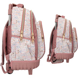 TOPModel School Backpack w/Trolley Velo Fleur 5