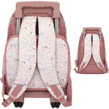 TOPModel School Backpack w/Trolley Velo Fleur 7