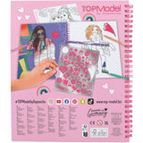 TOPModel Coloring Book w/Sequins 7