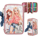 TOPModel Triple Pencil Case Velo Fleur