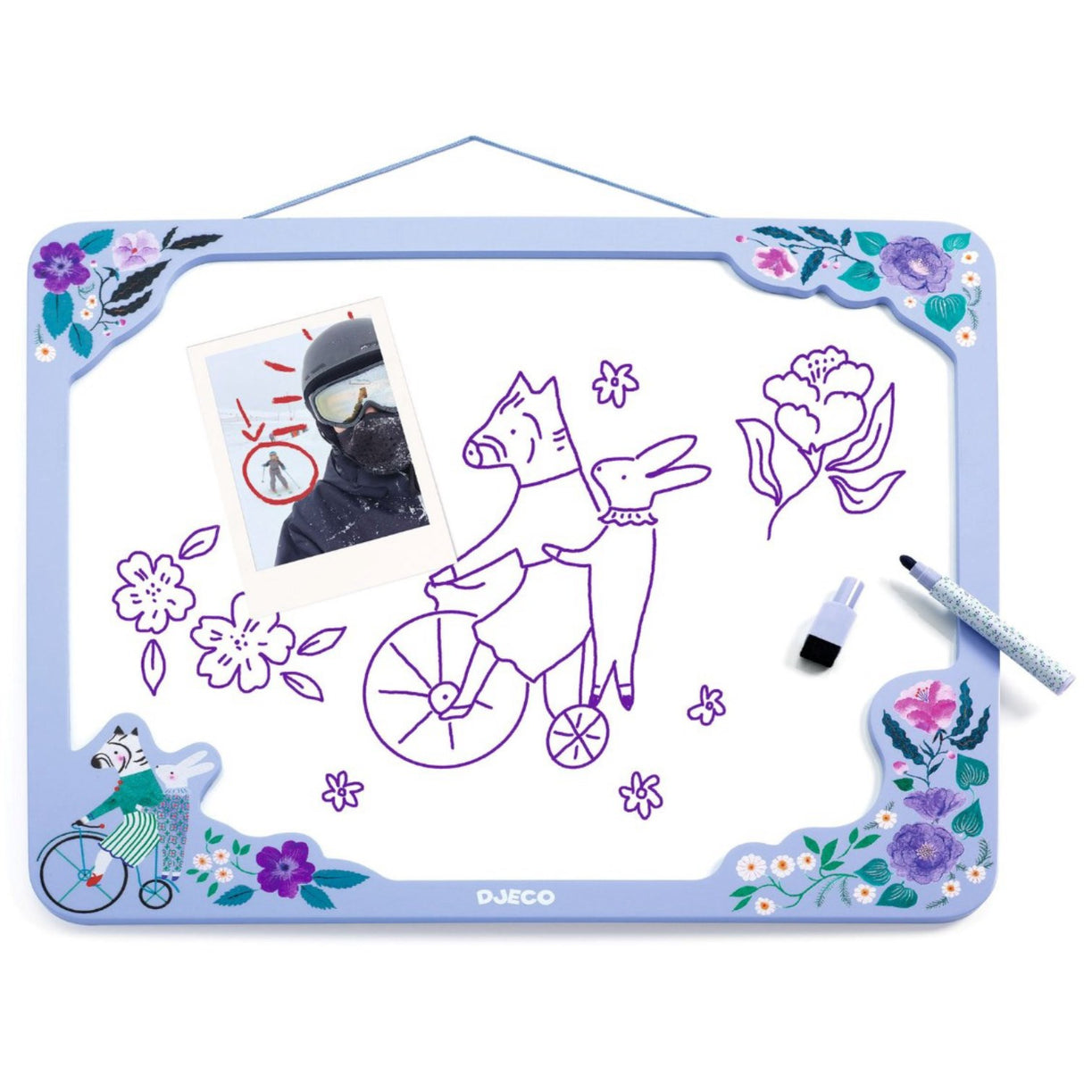 Djeco Magnetic Whiteboard Zebra