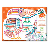 Djeco Magic Coloring Wild Families