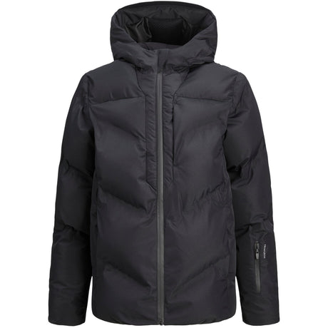 Jack & Jones Junior Black Coslay Heat Quilted Puffer Jacket