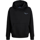 Jack & Jones Junior Black Ornoho Back Graphic Sweat Hoodie