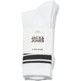 Jack & Jones Junior Bright White Actrey Tennis Socks 5-pack 7