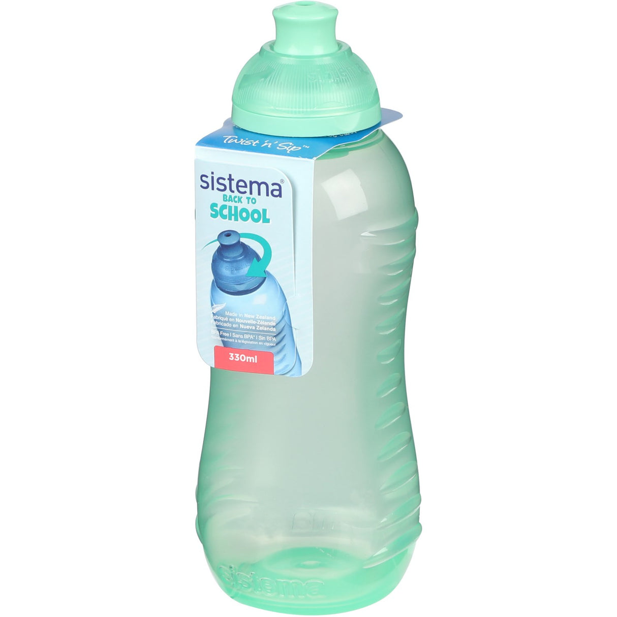 Sistema Twist 'n' Sip Water Bottle 330 ml Green