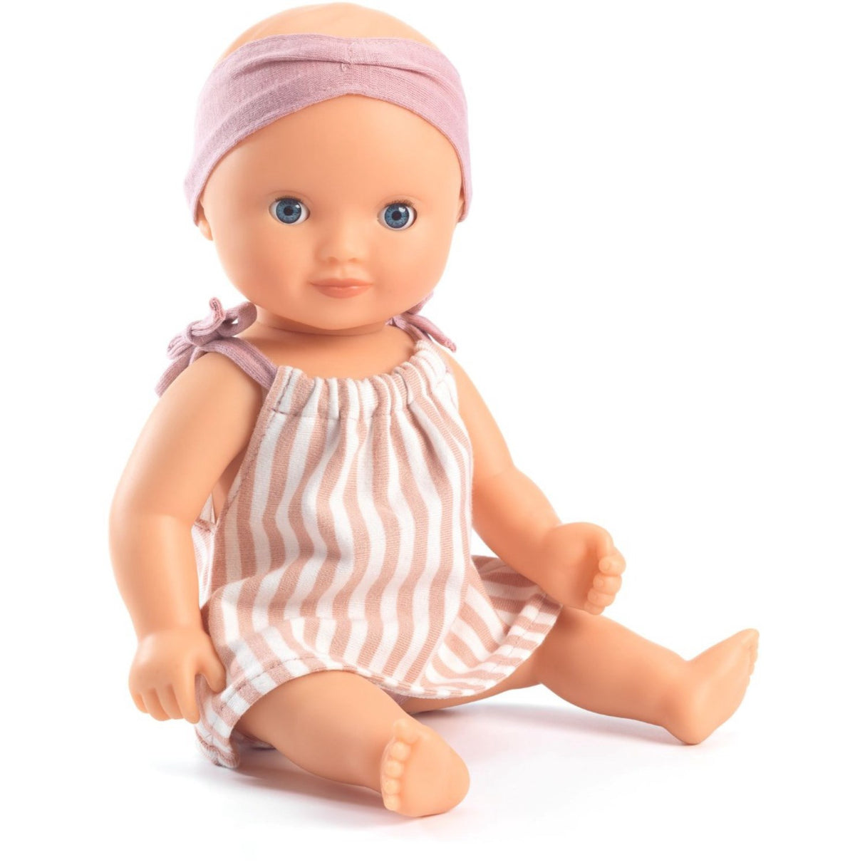 Djeco Baby Girl Prune Pink Stripes