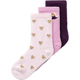 Name It Pastel Lavender Lumy 3-pack Socks