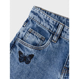 Name It Medium Blue Denim Bella Wide Jeans