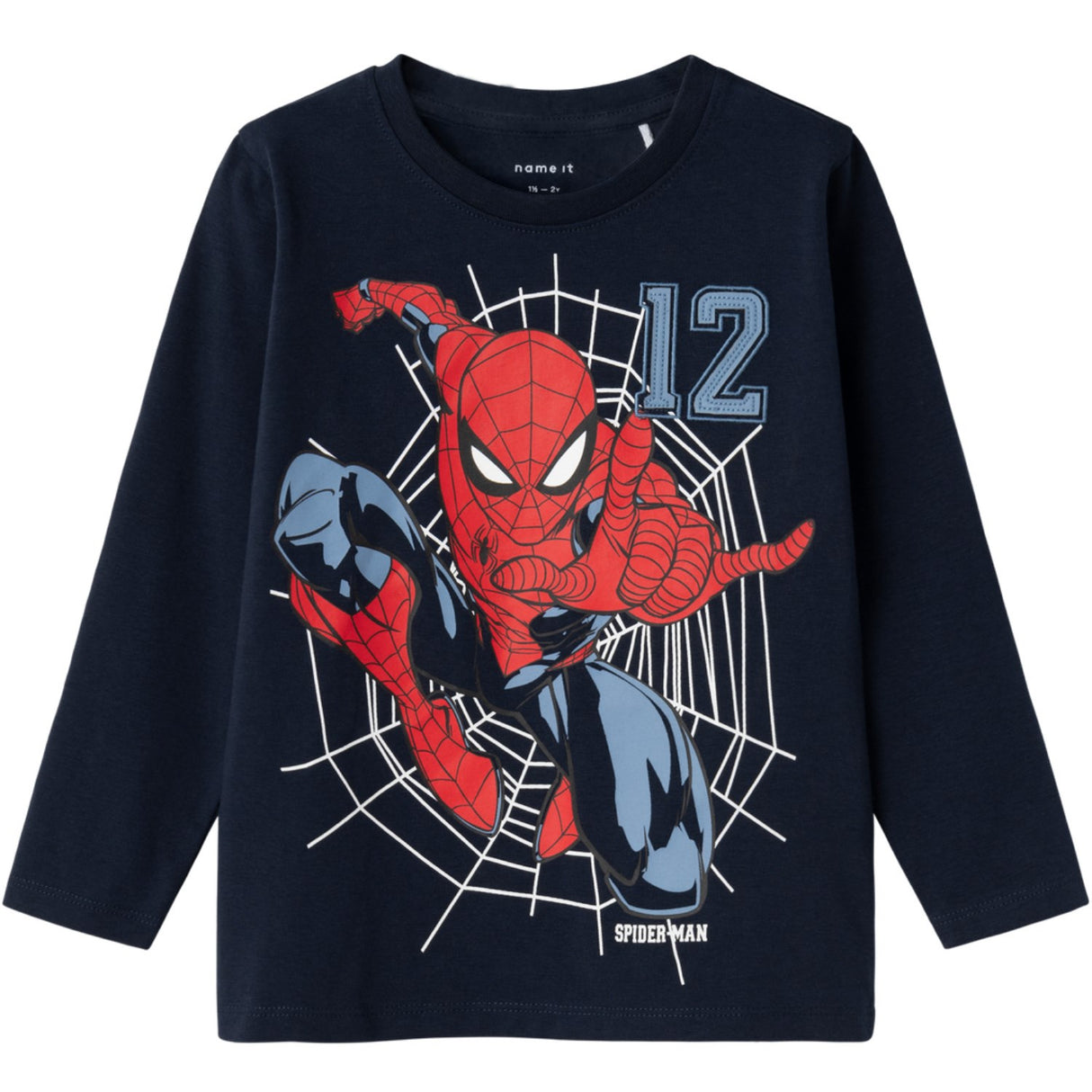 Name It Dark Sapphire Jaris Spiderman Blouse