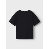Name It Black Greg Nreg T-Shirt Noos