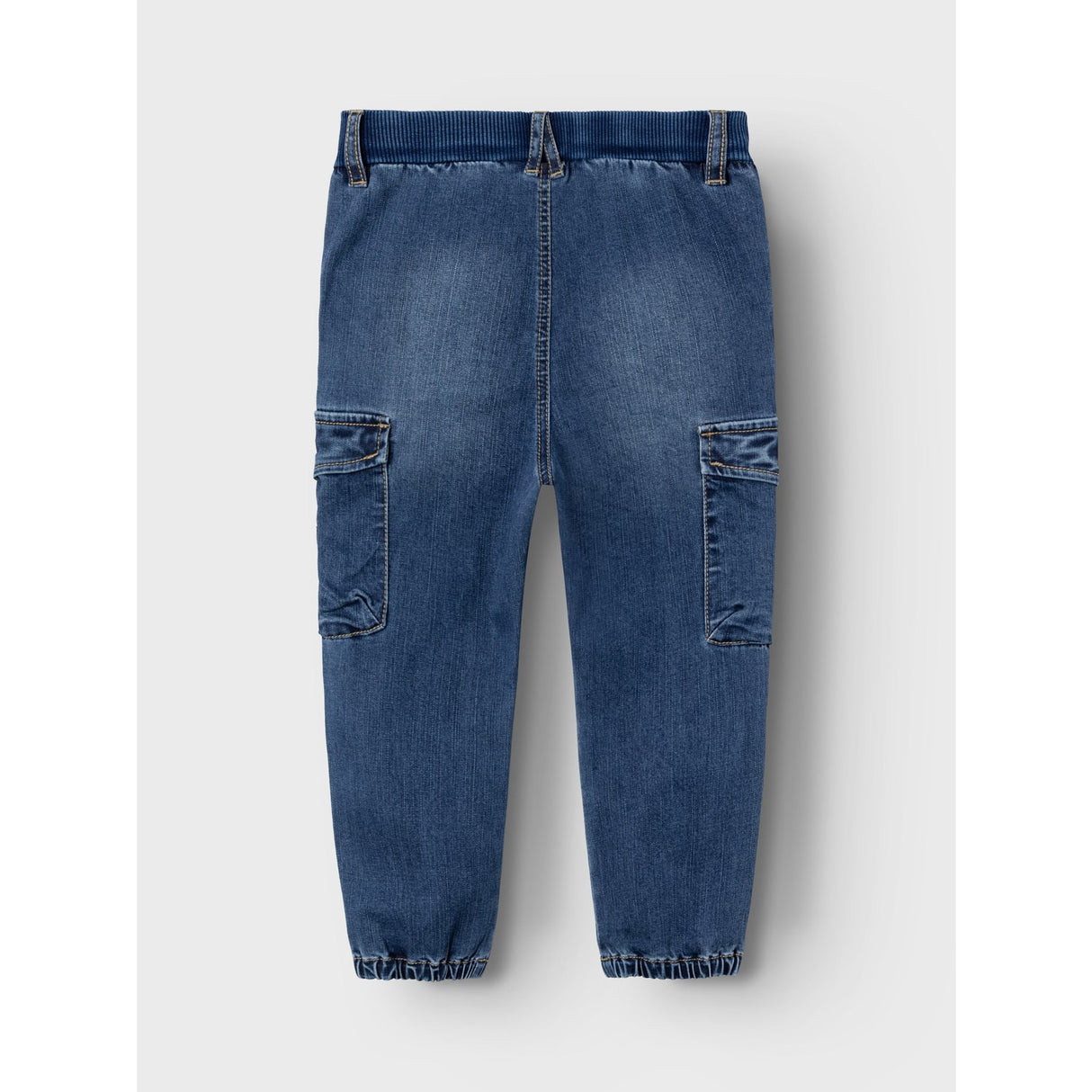 Name It Dark Blue Denim Ben Baggy Cargo Jeans Noos