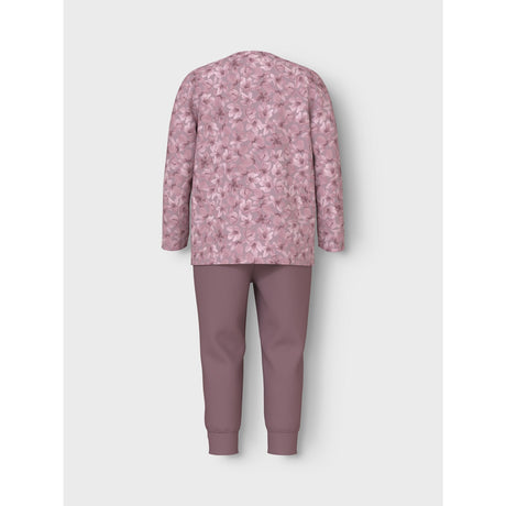 Name It Mauve Shadows Pajamas Mauve Flower Noos 2