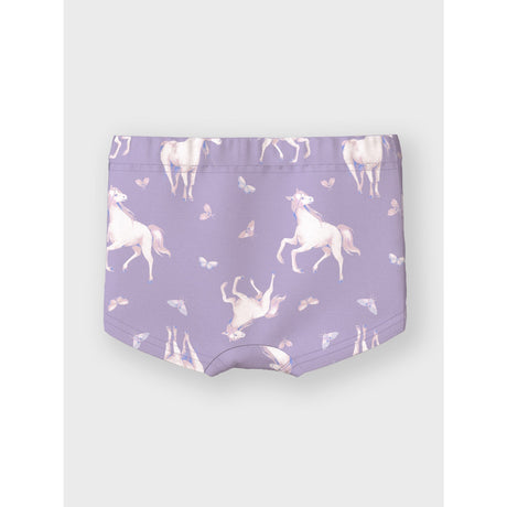 Name It Pastel Lilac Tights 3-pack Pastel Lilac Horse Noos 2