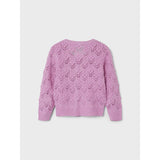 Name It Pastel Lavender Lasille Knit Cardigan 3