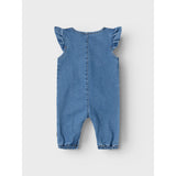 Name It Medium Blue Denim Lola Frill Denim Suit