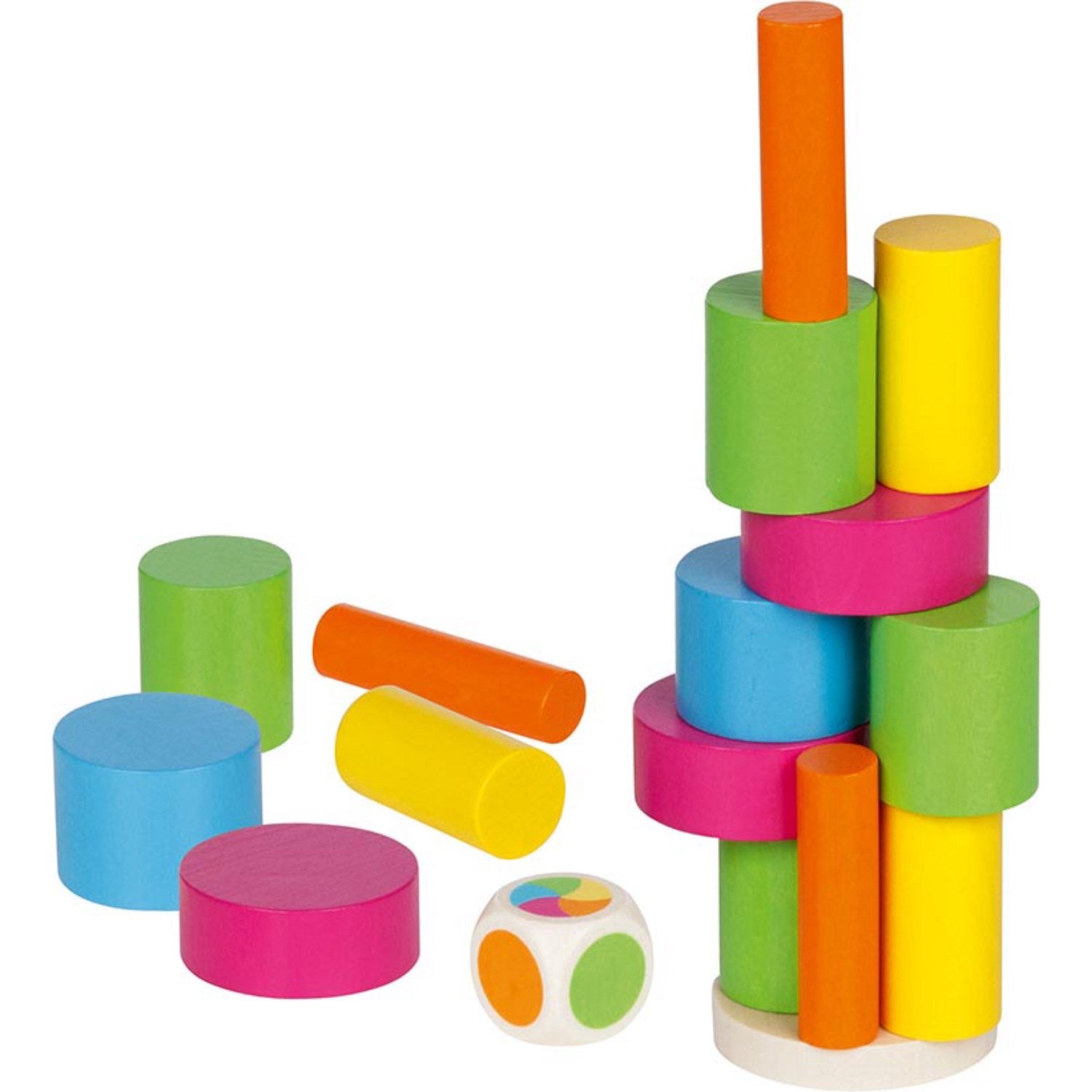 Goki multicolor Balancing Game Tower