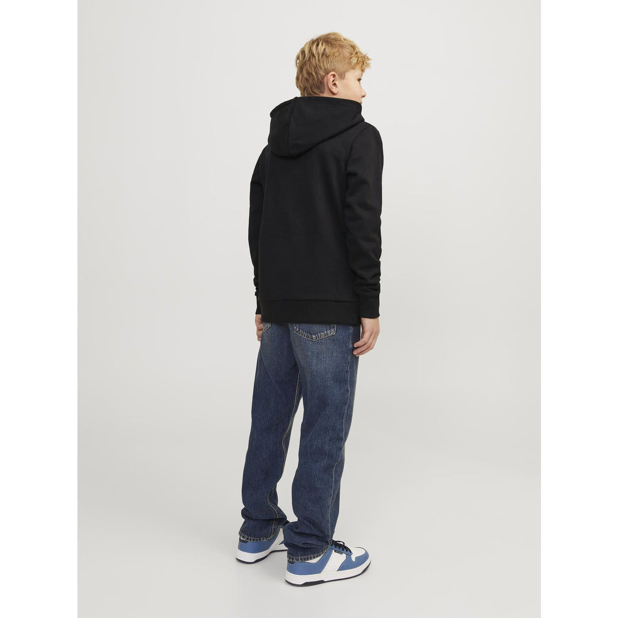 Jack & Jones Junior Black caleb Varsity Sweat Hoodie Noos