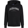 Jack & Jones Junior Black caleb Varsity Sweat Hoodie Noos