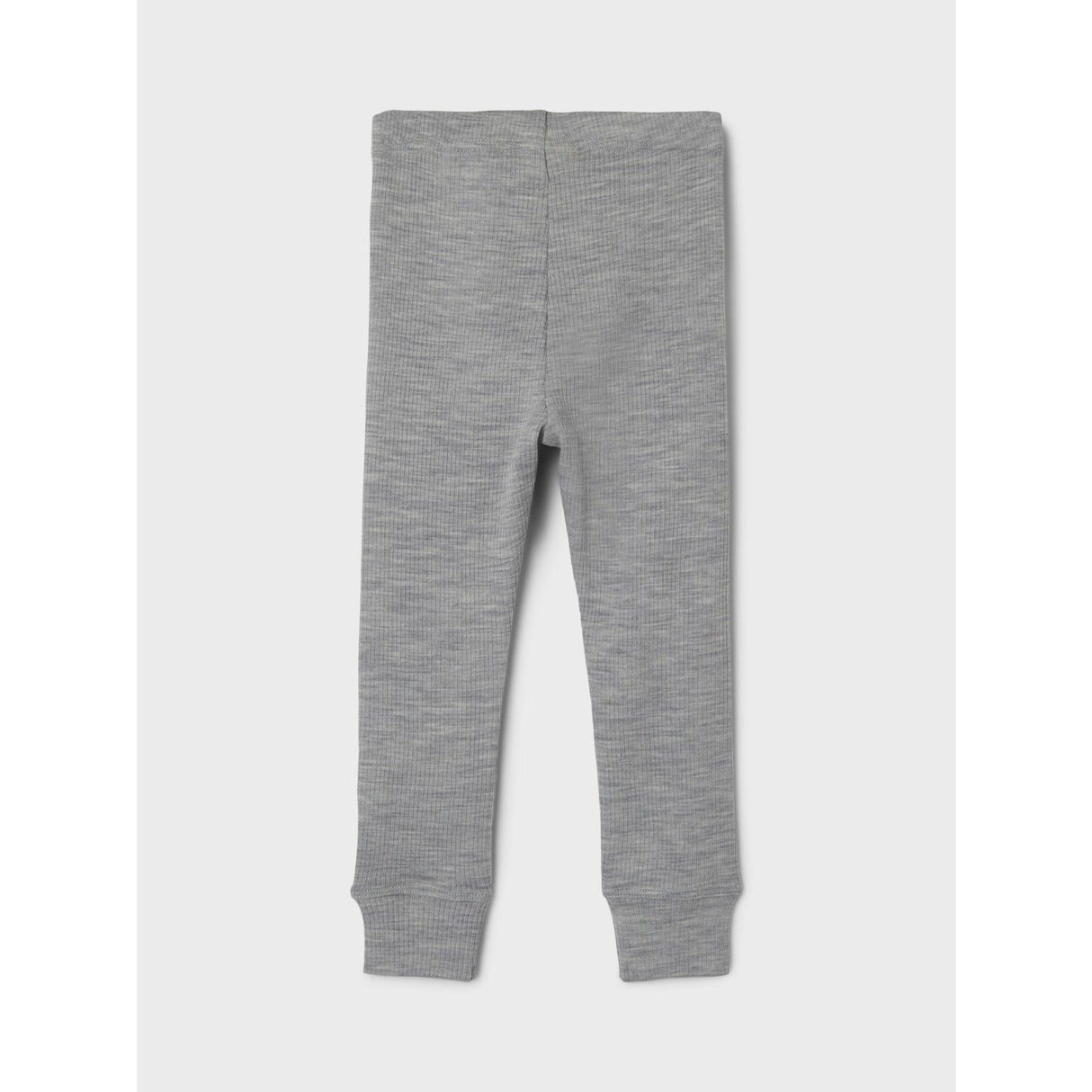 Lil'Atelier Grey Melange Fable Wool Leggings