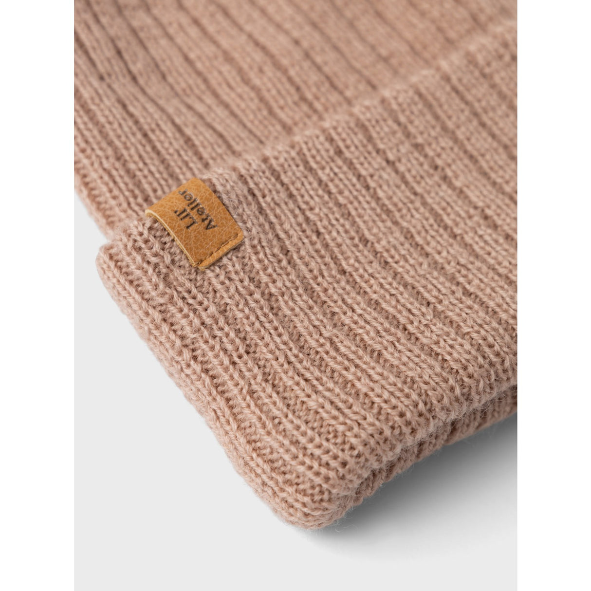 Lil'Atelier Rugby Tan Nanson Knit Beanie