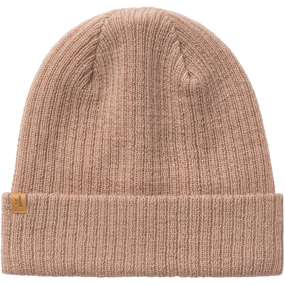 Lil'Atelier Rugby Tan Nanson Knit Beanie