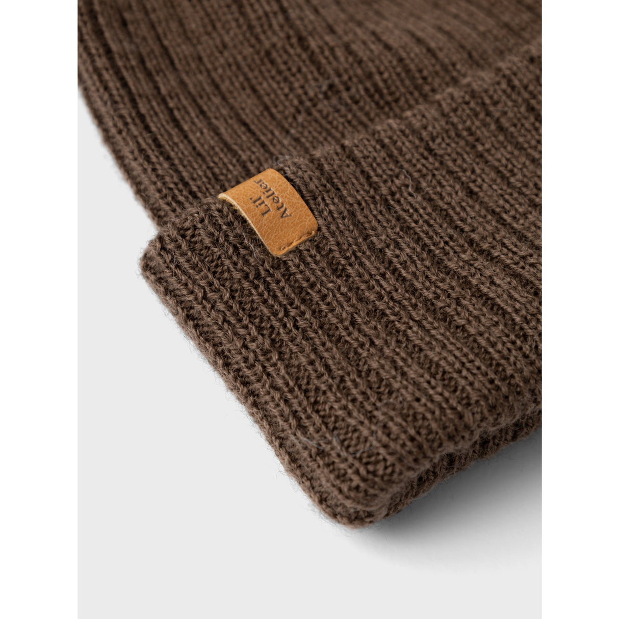 Lil'Atelier Dark Earth Nanson Knit Beanie