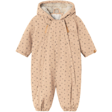 Lil'Atelier Rugby Tan Aop Gerda Snowsuit AOP