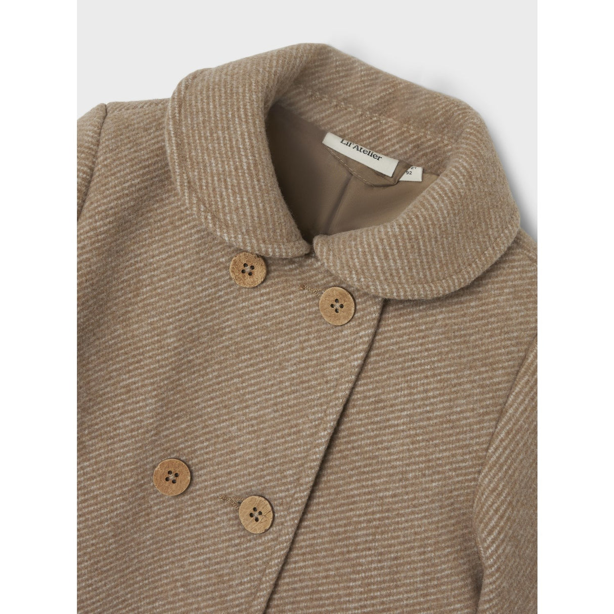 Lil'Atelier Travertine Melange Nalina Long Jacket