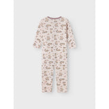 Name It Lilac Ash AOP Willit Wool Onesie