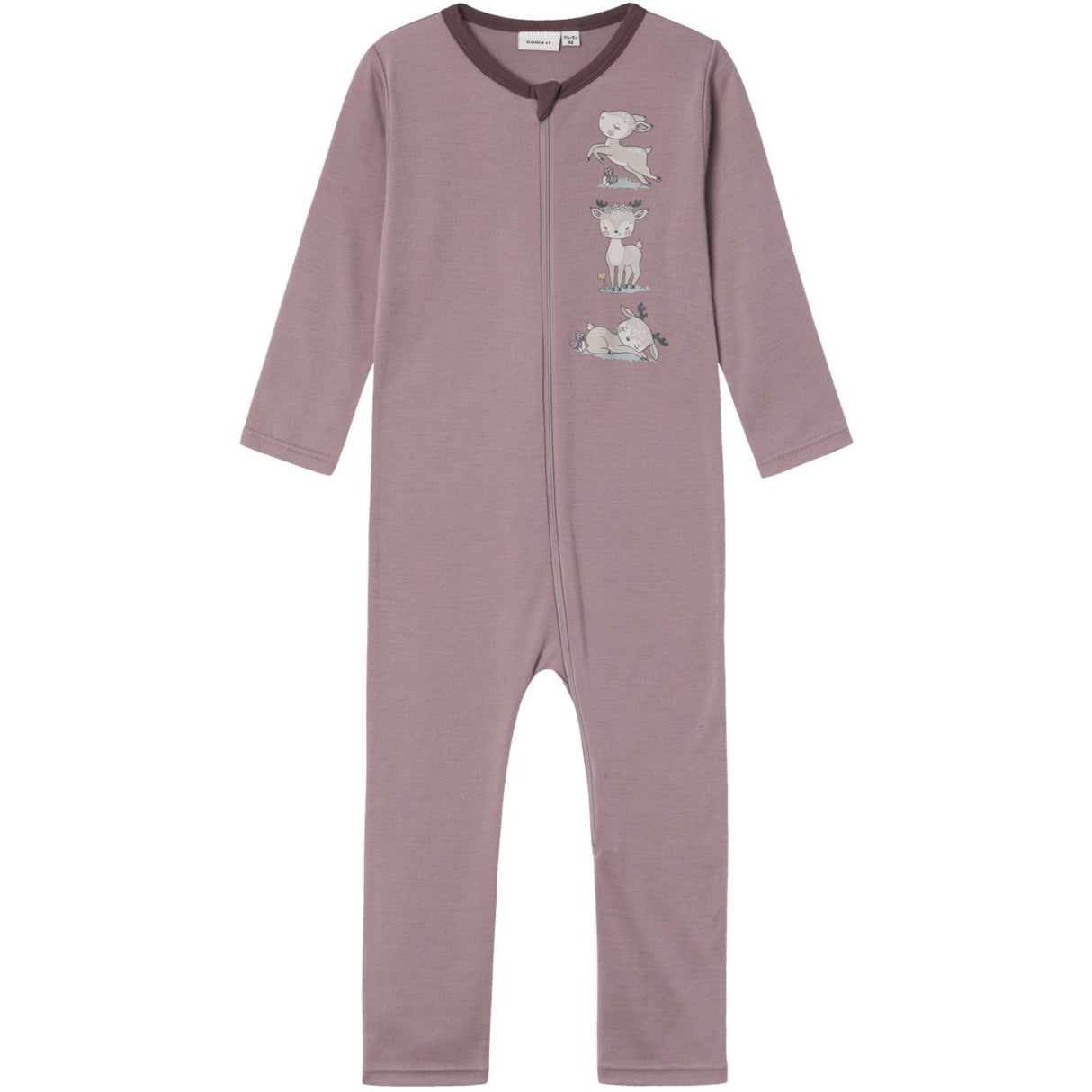 Name It Purple Dove Willit Wool Onesie