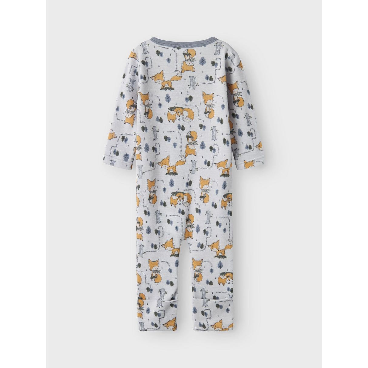 Name It Gray Dawn AOP Willit Wool Onesie