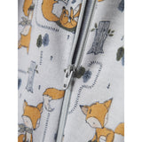 Name It Gray Dawn AOP Willit Wool Onesie