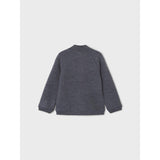 Name It Ombre Blue Wmino Wool Brushed Cardigan