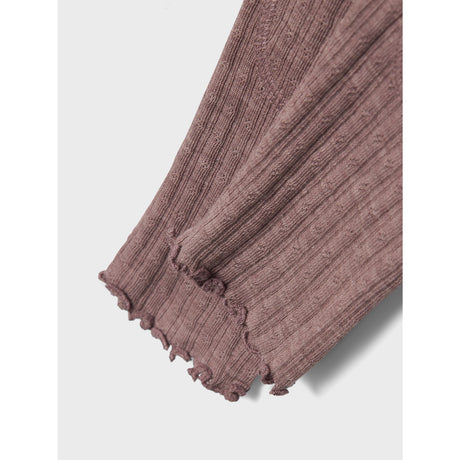 Name It Purple Dove Wossa Wool/Silk Rib Legging 2