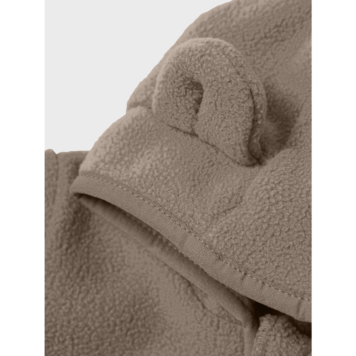 Name It Desert Taupe Meeko Fleece Jacket