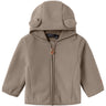 Name It Desert Taupe Meeko Fleece Jacket