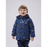 Name It Dark Denim Digger Max Jacket AOP Noos