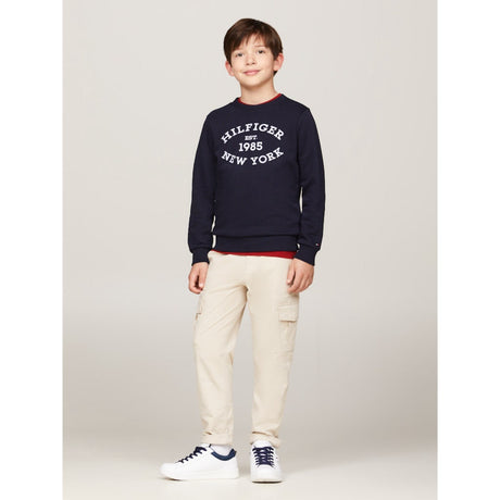 Tommy Hilfiger Desert Sky Monotype Flock Reg Crewneck 2