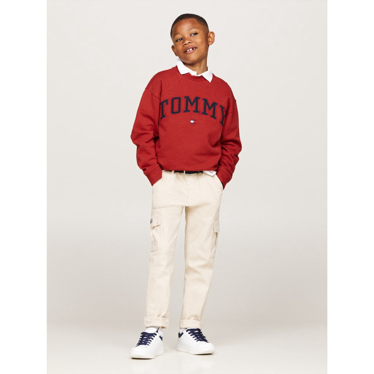 Tommy Hilfiger Dark Magma Varsity Embroidery Crewneck 2